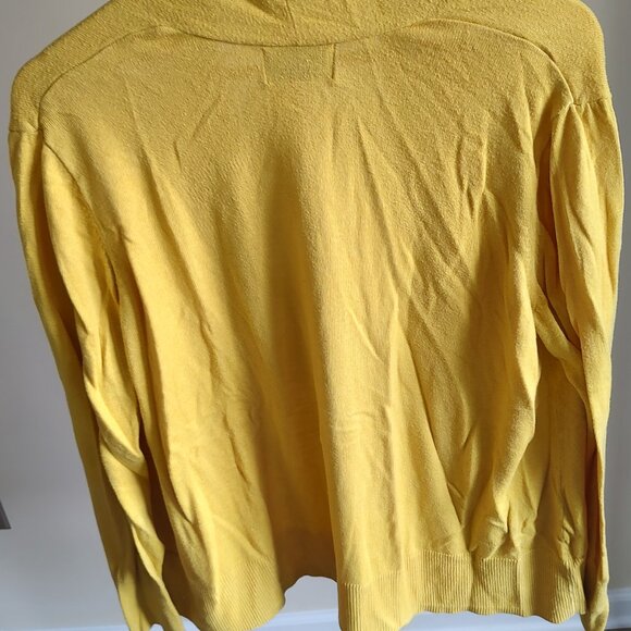 Old Navy Yellow Cardigan Sweater - Size XXL - Picture 2 of 2